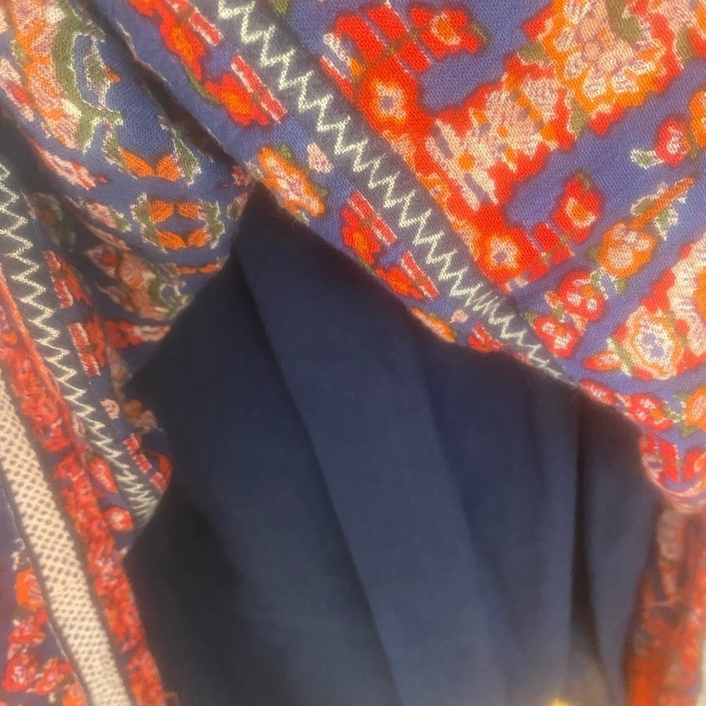 Bohemian Red and Blue Women's Skirt #0091 - Picture 5 of 5